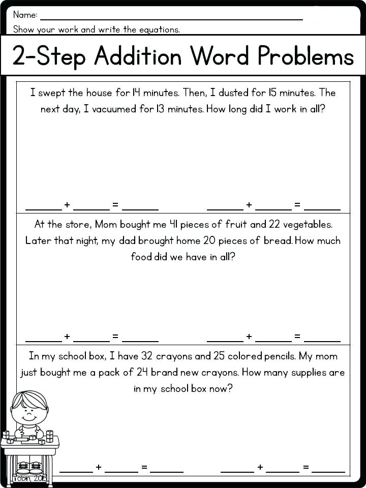 Addition Subtraction 2Nd Grade Grade 2 Math Word Problems Debora Milke