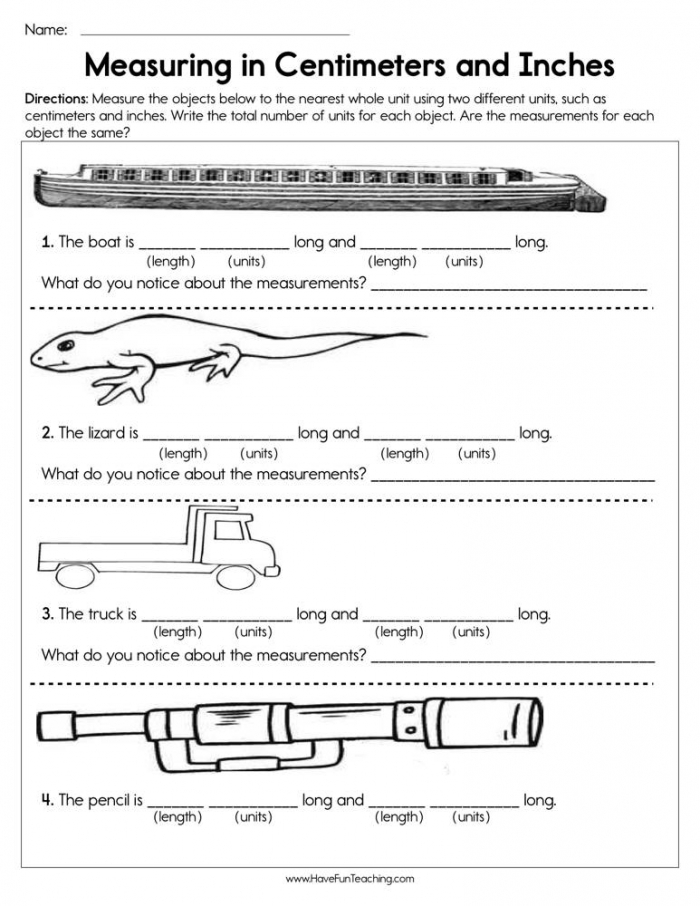 Browse Printable 2nd Grade Measurement Worksheets Education Com Grade