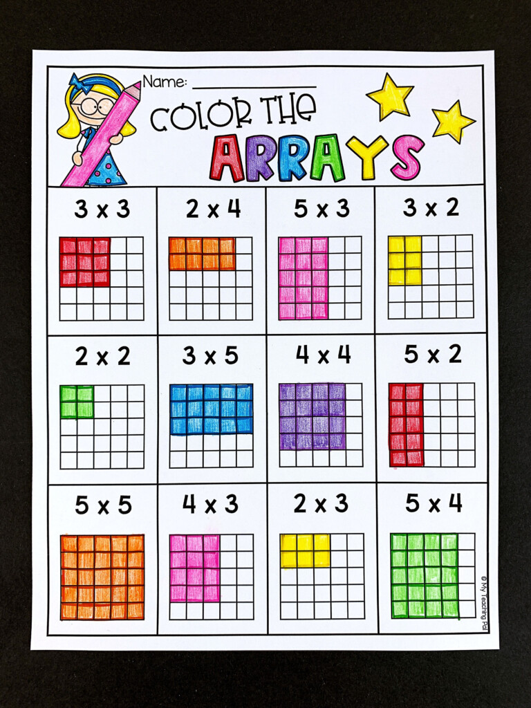  Building Arrays Worksheets Free Download Gambr co