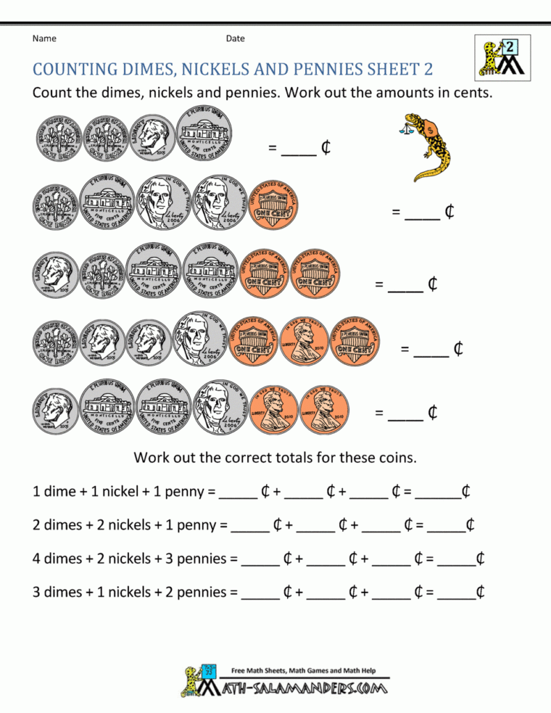 Christmas Money Worksheets 2nd Grade AlphabetWorksheetsFree