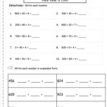 Expanded Notation Expanded Notation Third Grade Math Expanded Form
