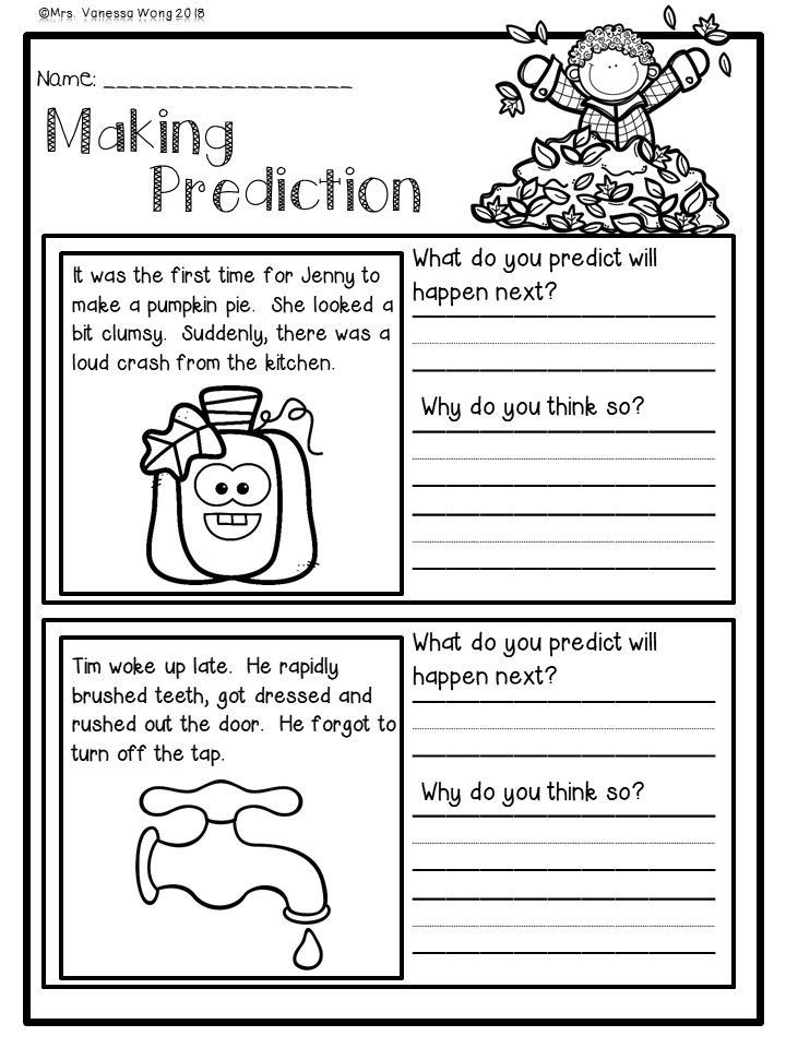 Fall Activities For Second Grade Math And Literacy No Prep Printables 