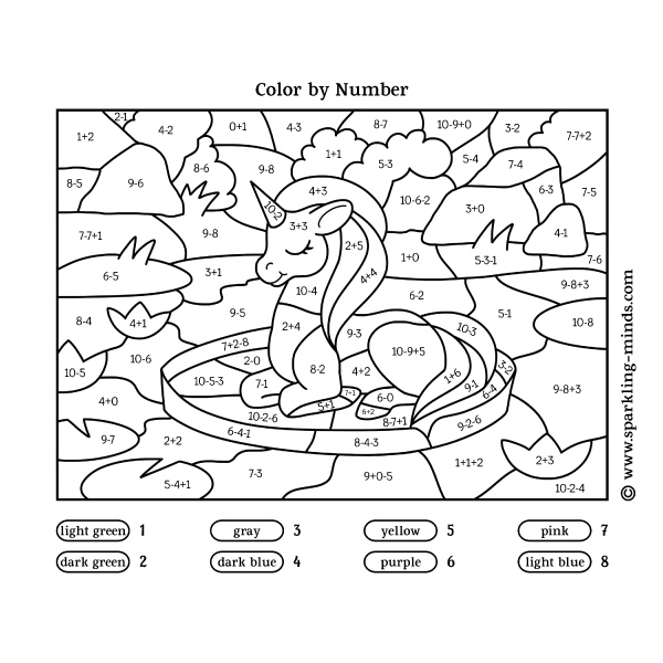 FREE Color By Number Worksheet This Cute Printable Will Let Your