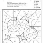 FREE HOMESCHOOLING RESOURCE Math Coloring Worksheets For Christmas