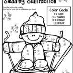 Free Math Coloring Pages For 1st Grade Winter Math Literacy