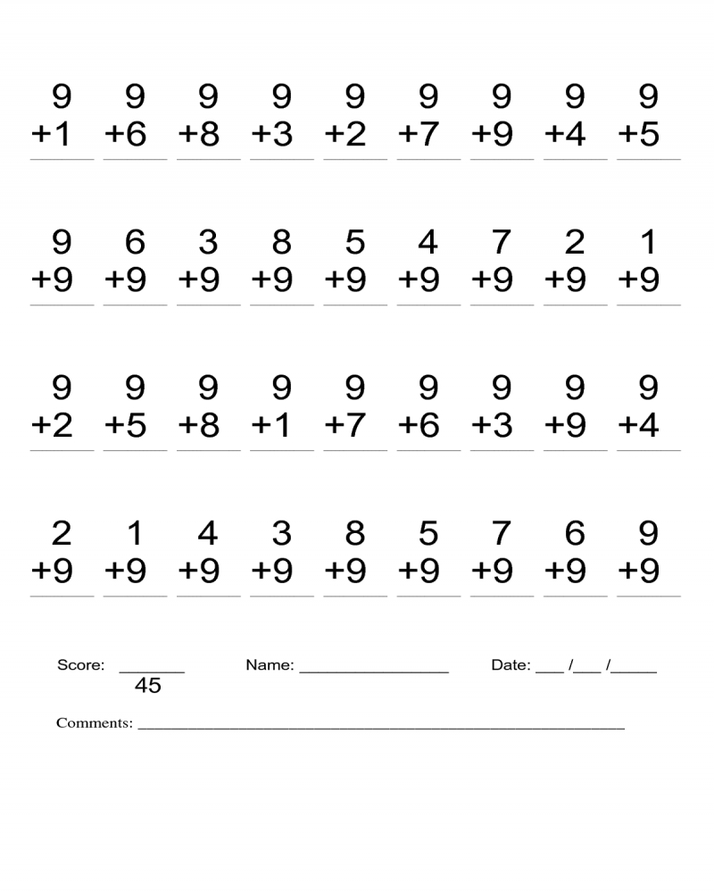 Free Printable 2Nd Grade Math Worksheets With Answer Key And Math 