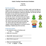 Free Printable English Comprehension Worksheets For Grade 2 2nd Grade