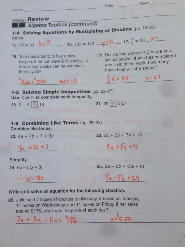 Go Math Homework Grade 5 All Answers Go Math Grade 5 Practice Book 
