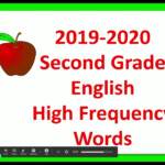 HISD 2nd Grade High Frequency Words Part 2 YouTube