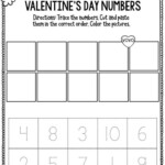 Kindergarten Valentine Worksheets