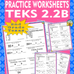 Math TEKS 2 2B Texas 2nd Grade Practice Worksheets Expanded Form To