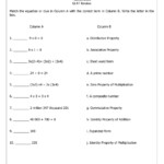 Math Vocabulary Interactive Worksheet