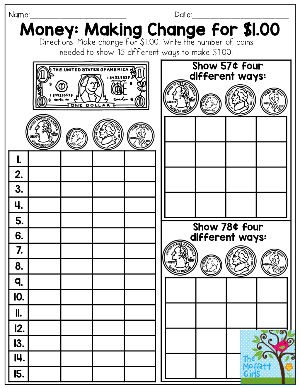 Money Making Change For 1 00 Teaching And Reviewing Core Concepts In 