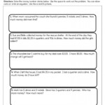 Money Word Problems 5 Worksheets 99Worksheets