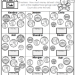 More Than Just A Worksheet Math Money Exercises For 2nd Grade Lucky