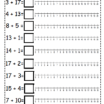 Number Line Addition Worksheets Free Printables Number Line 2nd