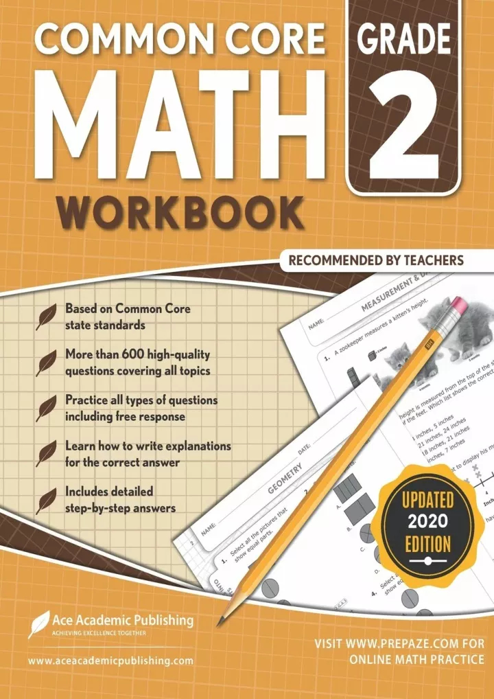 PPT 2nd Grade Math Workbook CommonCore Math Workbook PowerPoint 