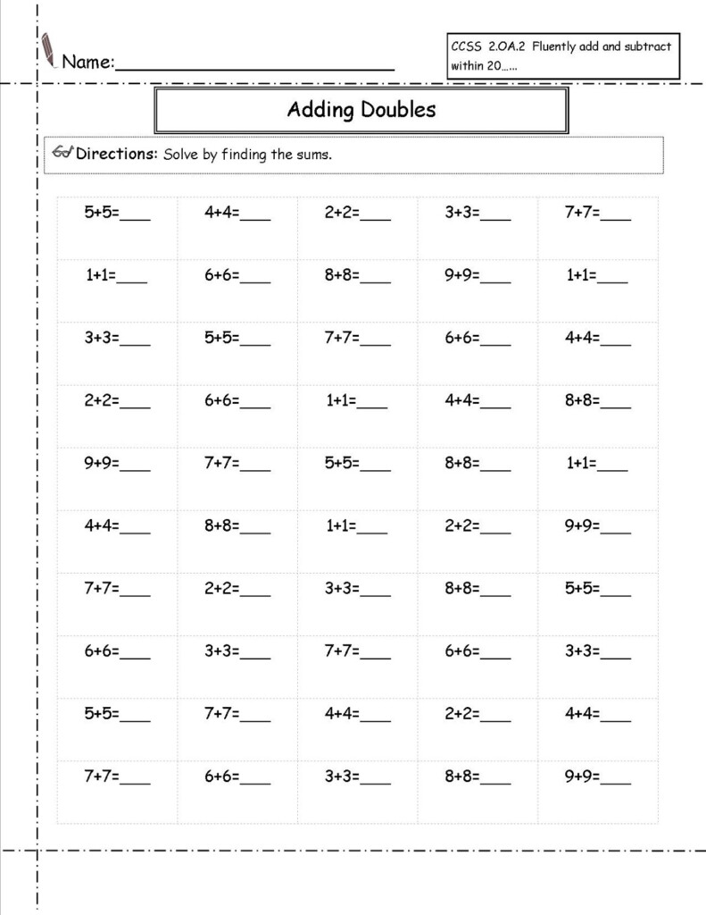 Printable Math Worksheets For Grade 2 Ideas 2022