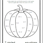 Pumpkin Worksheets Mamas Learning Corner