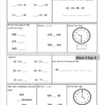 Second Grade Addition Worksheets 2nd Grade Math Review 2nd Grade End