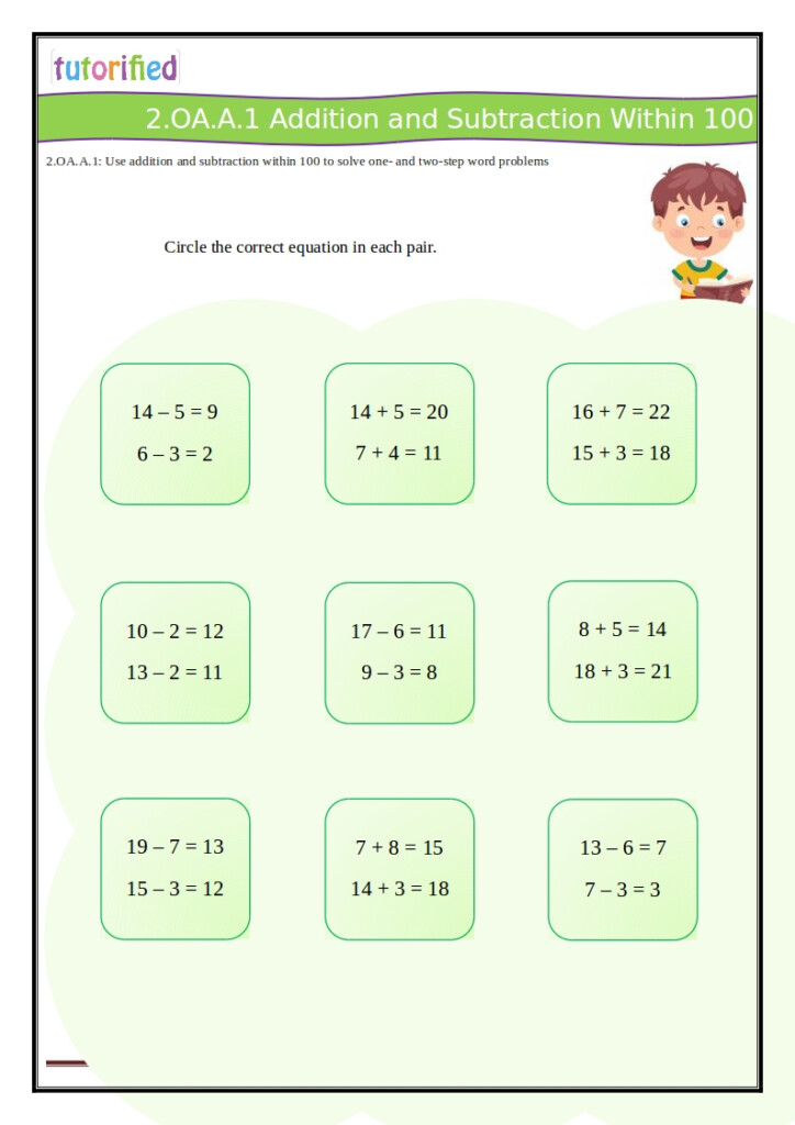 Second Grade Math Worksheets Free Printable K5 Learning 2nd Grade 