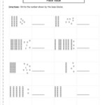Second Grade Place Value Worksheets Free Printable Base Ten Block