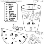 Summer Color By Tens Freebie Summer Worksheets Summer School