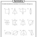 Symmetry Second Grade Math Worksheets Free Printable Worksheets