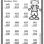 Use Place Value To Subtract Color By Number Matematicas Tercero De