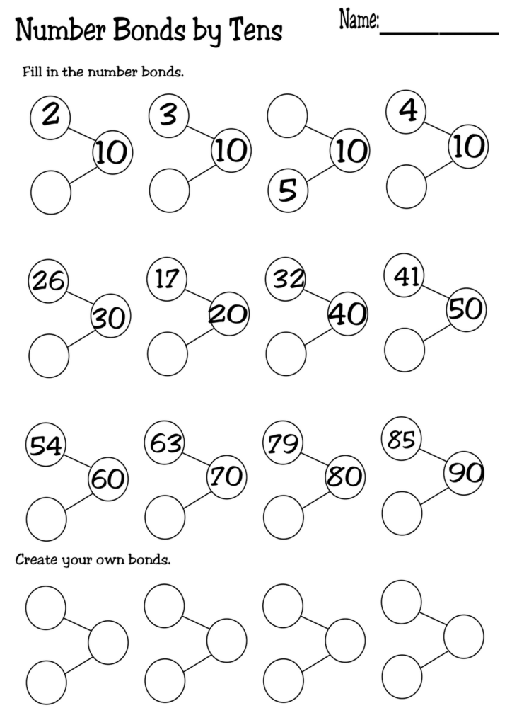 14 Math Number Bonds Worksheets Worksheeto