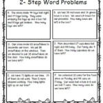 2 Step Word Problem Worksheets Worksheets Master