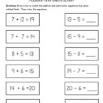 2nd Grade Addition And Subtraction Fluency No Prep Practice