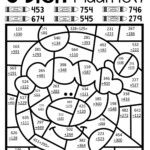 2nd Grade Color By Number Christmas Worksheets Name Tracing Generator