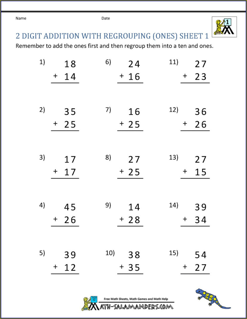 2nd Grade Daily Math Worksheets Printable Second Grade Math Review 