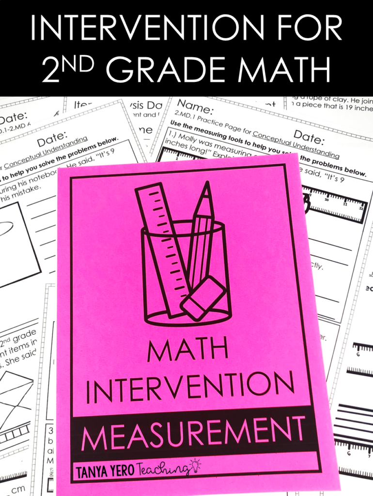 2nd Grade Math Intervention RTI YEARLONG BUNDLE Distance Learning 