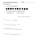 2nd Grade Math Review Worksheet Free Printable Educational Worksheet