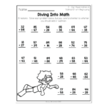 2nd Grade Math Worksheets 2 Digit Mixed Addition And Subtraction With