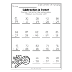 2nd Grade Math Worksheets 2 Digit Subtraction With Regrouping