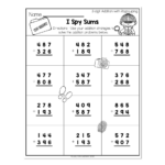 2nd Grade Math Worksheets 3 Digit Addition Without Regrouping Rock It