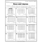 2nd Grade Math Worksheets Operations And Algebraic Thinking Arrays