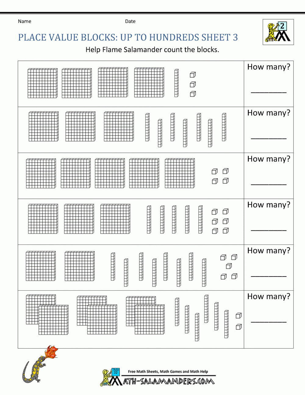 2nd Grade Place Value Worksheets