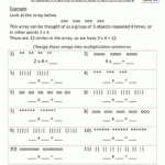 2nd Grade Printable Math Worksheets Teach Them How To Multiply Math