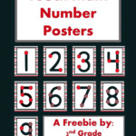 2nd Grade Snickerdoodles Touch Math Number Posters Freebie