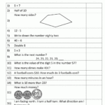 2Nd Grade Weekly Homework Packet Pdf Free 2nd Grade Math Word Problem