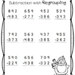 3 Digit Subtraction With Regrouping Worksheets 2nd Grade Subtraction