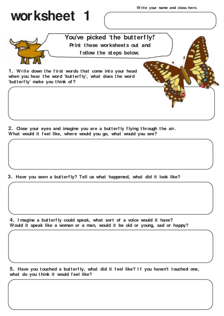 Butterfly Worksheet Summer Lesson Lesson Plans Homeschool