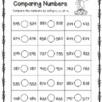 Comparing Numbers 2nd Grade Worksheet FREE 2nd Grade Math Worksheets