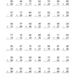 Double Digit Addition And Subtraction Worksheets 99Worksheets