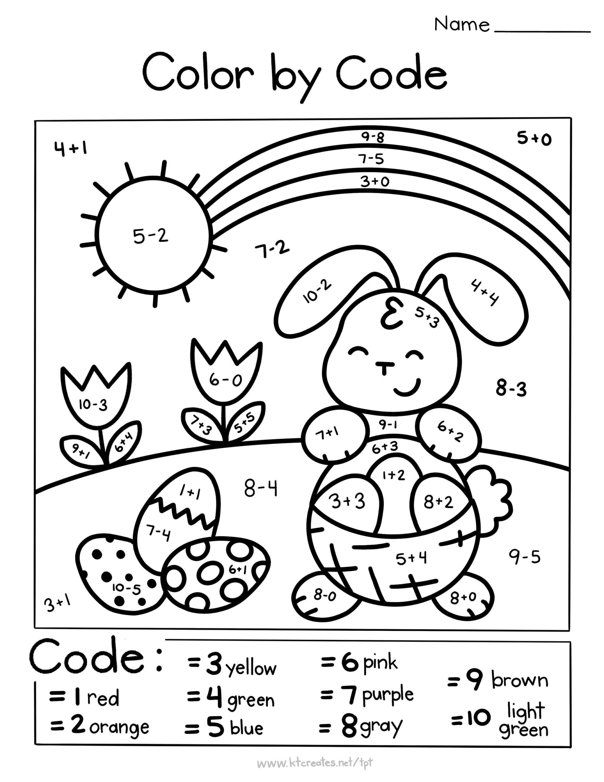 Easter Multiplication Worksheets