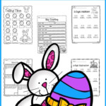 Free Easter Math For Second Grade telling Time Skip Counting 3 digit